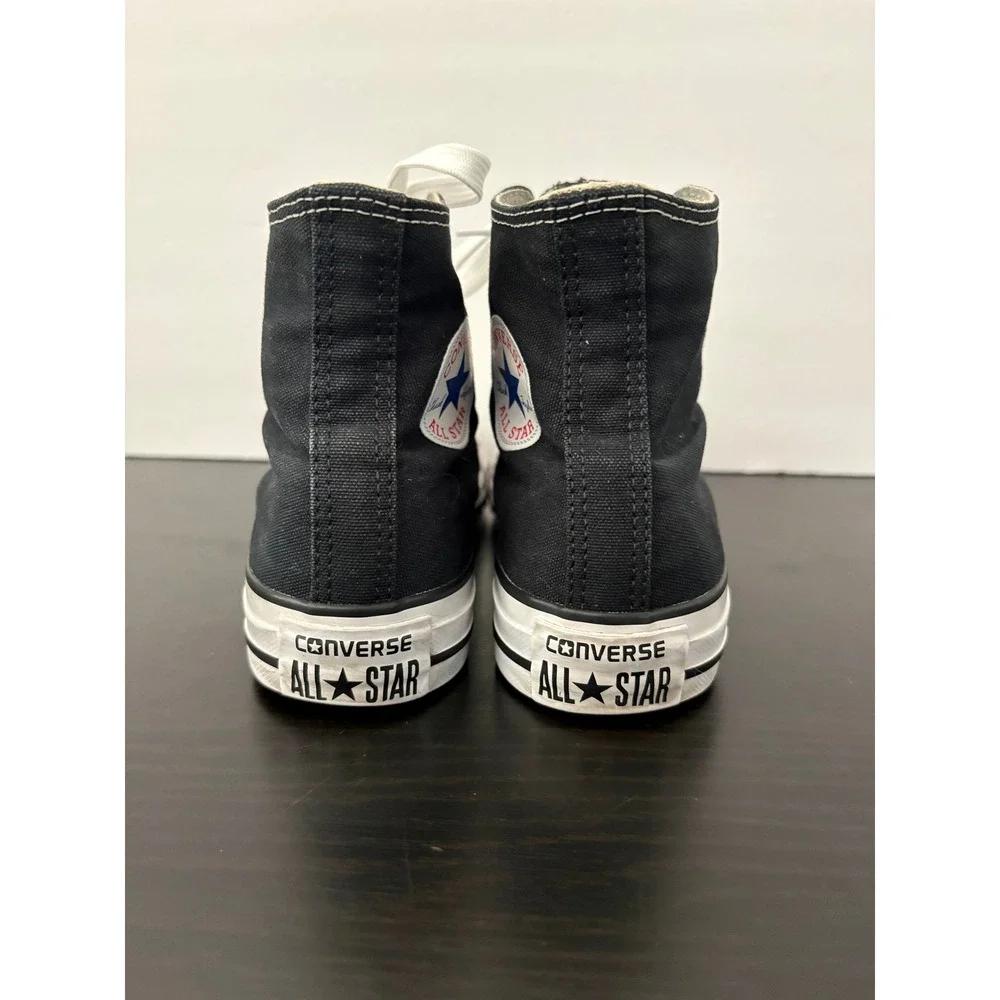 Converse High Top Sneakers Chuck Taylor All Star Size 3M/5W Black Canvas Unisex